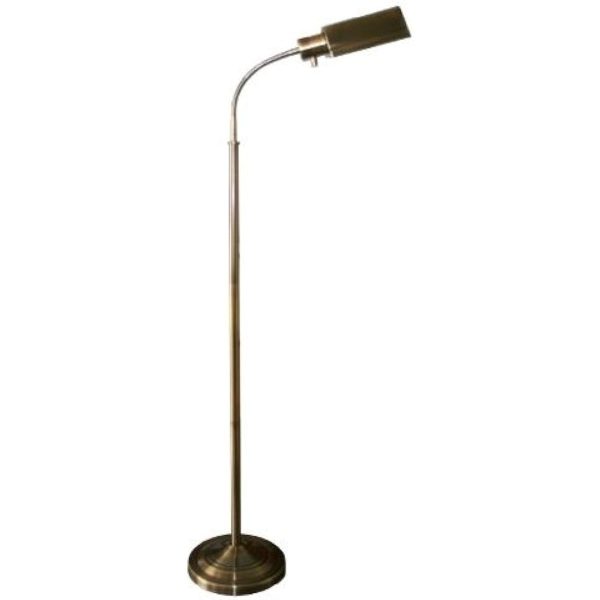 daylight24 402051-07 Natural Daylight Battery Operated Cordless Floor Lamp, Antique Brass