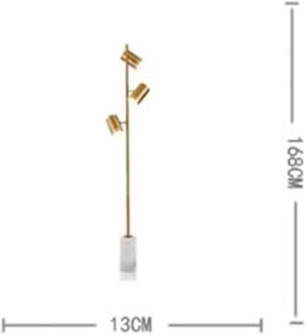 Floor Light Standing Lamp Floor Lamps Metal Marble Living Room Bedroom Standing Lamp Iron Lustre Lighting Fixture Floor Lamp Standing Light