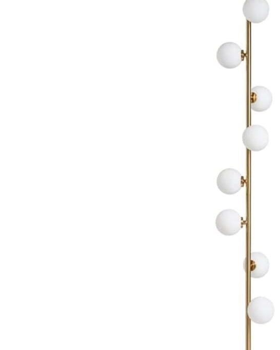 Floor Light Standing Lamp Modern Floor Lamp Creative LED Floor Light Grape Gold Color 9 Head Standing Lamp Livingroom Bedroom Stand Light Floor Lamp Standing Light