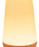 Table Lamp Touch Night Light - Portable Sensor Remote Control Bedside Lamps with Quick Rechargeable USB Dimmable Warm White Light 13 Colors RGB Table Lamp for Bedroom Living Room Office (White)