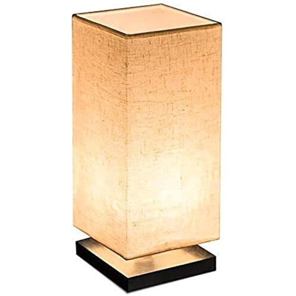 Table Lamp, Creative Bedroom Bedside Lamp, Solid Wood Cloth Book Lamp, Modern Minimalist Night Light, Minimalist Coffee Table And Office Desk Lamp Decorative Light Bulb E27 * 1 (no Ligh