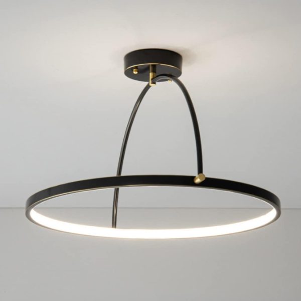 45W Creative Modern LED Ceiling Chandeliers White Light 6000k Ceiling Lamp Contemporary Flower Ceiling Light Fixtures for Dining Room Kitchen Office, Gold, White Anniversary
