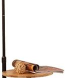 Floor Lamp, Wood Shelf Standing Lamp Decoration Bedroom Bedside Study Table Lamp E27 (Color : A) little surprise