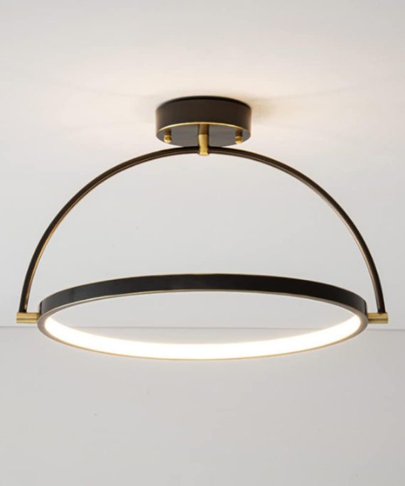 45W Creative Modern LED Ceiling Chandeliers White Light 6000k Ceiling Lamp Contemporary Flower Ceiling Light Fixtures for Dining Room Kitchen Office, Gold, White Anniversary
