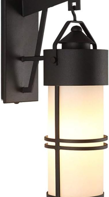 Outdoor Waterproof Wall Lamp, Lighting Fixture, American Minimalist Style, Outdoor Wall Light Garden Light Glass Aisle Corridor Outdoor Balcony Exterior Wall Light