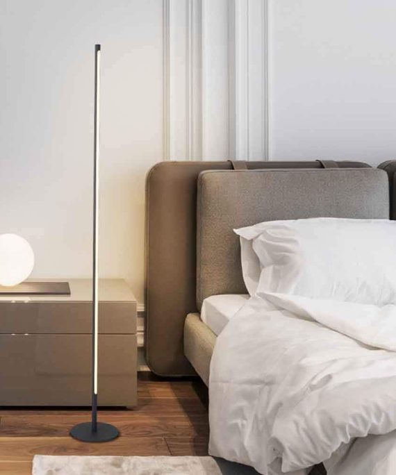 Dimmable Floor Lamp LED Black Standing Lamp Adjustble Light Modern Creative Unique Style Perfect for Indoor Decoration Lighting/Living Room Lamp