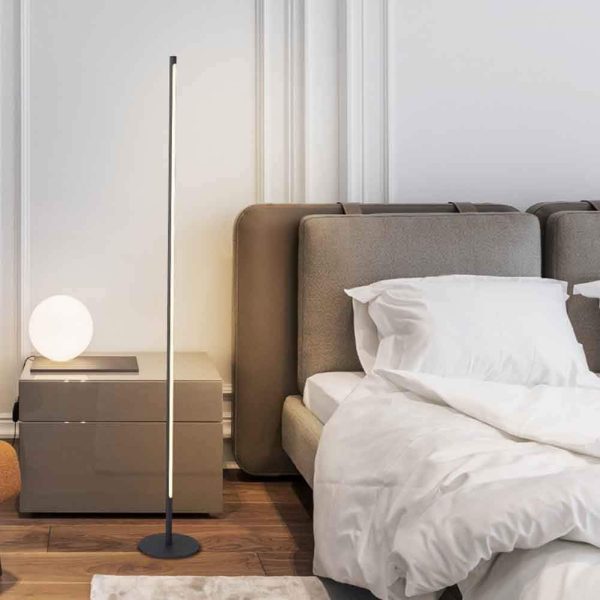 Dimmable Floor Lamp LED Black Standing Lamp Adjustble Light Modern Creative Unique Style Perfect for Indoor Decoration Lighting/Living Room Lamp