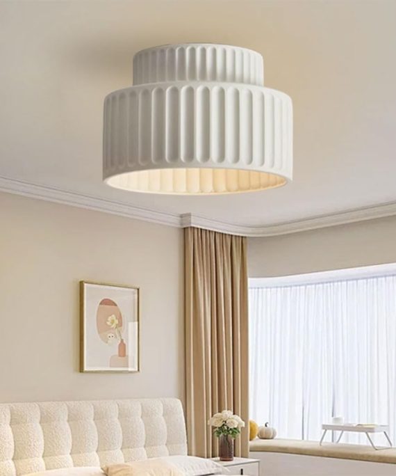 Nordic Resin Ceiling Light Wabi-Sabi Flush Mount Ceiling Lamp Colorful Cream Close to Ceiling Light Fixtures E27 Base Ceiling Lighting for Cloakroom Kitchen Homestay Porch Hallway Restaurant