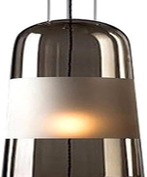 Chandelier Glass Pendant Light Island Lighting Fixture Ceiling Hanging Lamp,Dining Table Bedroom Bedside Suspended Lights Indoor Mini Chandelier,E14 Socket(Color:Gray)