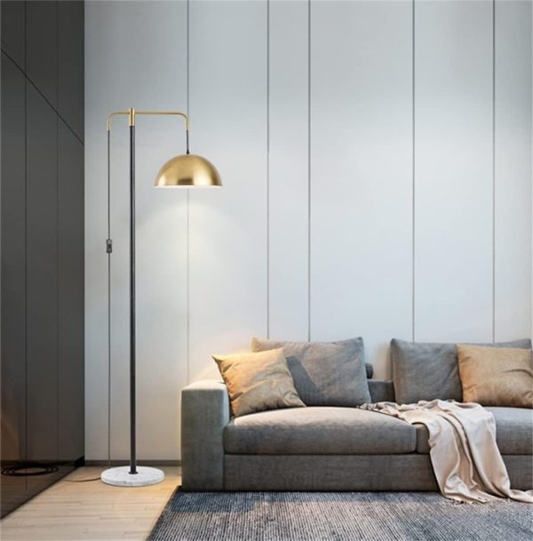 Floor Light Standing Lamp Marble Floor Lamp Creative Iron Floor Lamp For Living Room Bedroom Study Decor Light Home Floor Lamp Standing Light