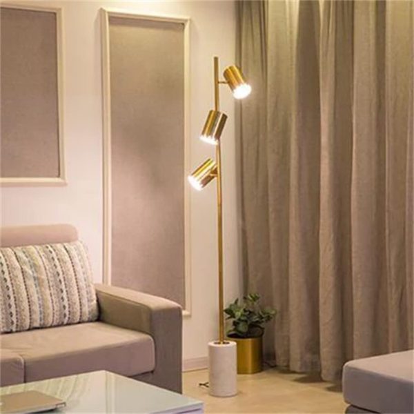 Floor Light Standing Lamp Floor Lamps Metal Marble Living Room Bedroom Standing Lamp Iron Lustre Lighting Fixture Floor Lamp Standing Light