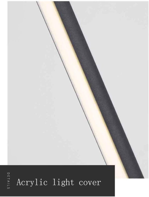 Dimmable Floor Lamp LED Black Standing Lamp Adjustble Light Modern Creative Unique Style Perfect for Indoor Decoration Lighting/Living Room Lamp