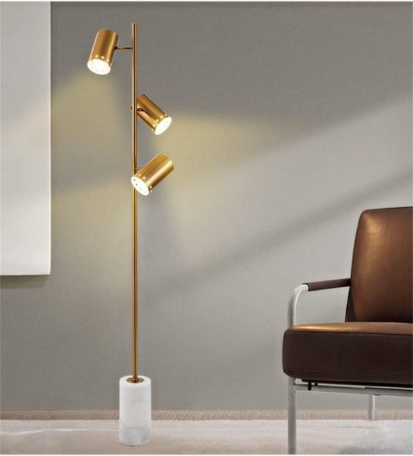 Floor Light Standing Lamp Floor Lamps Metal Marble Living Room Bedroom Standing Lamp Iron Lustre Lighting Fixture Floor Lamp Standing Light