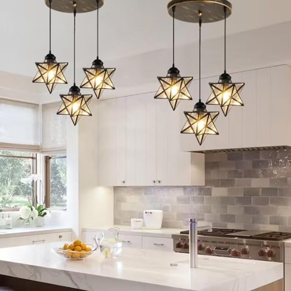 Mini Chandeliers Light for Dining Room Pendant Lighting for Kitchen Island Modern Retro Ceiling Pendant Lights Fixtures Bedroom Bathrooom Hallway