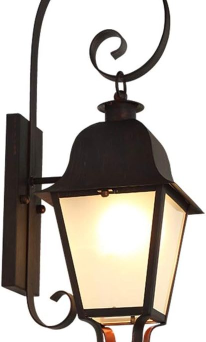 Outdoor Waterproof Wall Lamp, Lighting Fixture, American Vintage Style, Doorway Balcony Villa Garden Outdoor Light Landscape Street Light