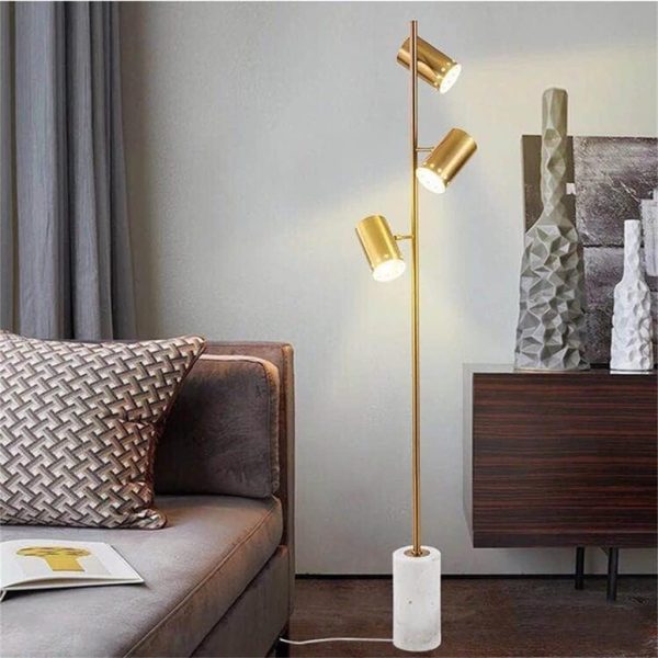 Floor Light Standing Lamp Floor Lamps Metal Marble Living Room Bedroom Standing Lamp Iron Lustre Lighting Fixture Floor Lamp Standing Light