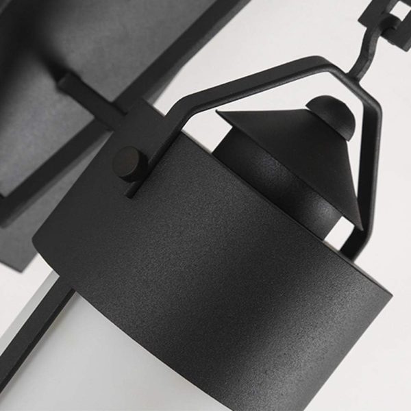 Outdoor Waterproof Wall Lamp, Lighting Fixture, American Minimalist Style, Outdoor Wall Light Garden Light Glass Aisle Corridor Outdoor Balcony Exterior Wall Light