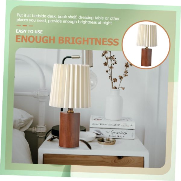 Table Lamps Cordless Table Lamp Nightlight Pleated Desk Lamp Cordless Lamp Rechargeable Cordless Desk Lamp Pleated Table Lamp Nightstand Light Lamp for Bedroom Night Light Metal