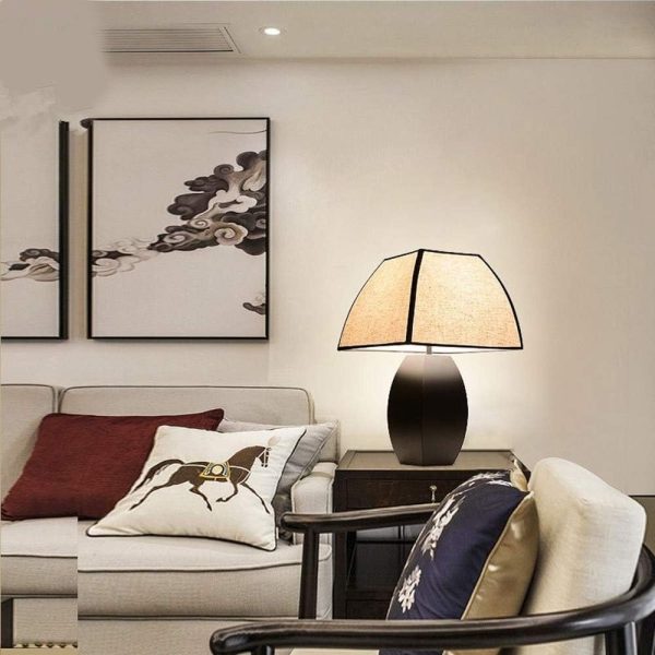 Classic Living Room Table Lamp Bedroom Bedside Lamp Lighting Retro Study table lamps for living room