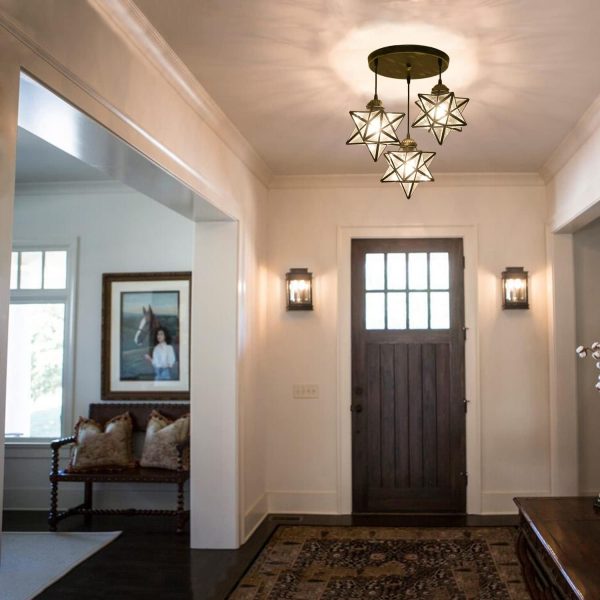 Mini Chandeliers Light for Dining Room Pendant Lighting for Kitchen Island Modern Retro Ceiling Pendant Lights Fixtures Bedroom Bathrooom Hallway