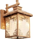 Solar outdoor waterproof wall light, Lighting Fixture, Modern Chinese Style, Doorway Balcony Villa Garden Outdoor Light Landscape Street Light