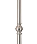 Lighting Collection Theo Modern Farmhouse Nickel 60-inch Living Room Bedroom Home Office Standing Floor Lamp (LED Bulb Included)