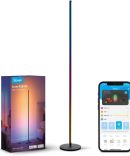 LED Floor Lamp, RGBIC Corner Floor Lamp Works with Alexa Google Assistant, 16 Million Colours & 58 Scenes Mood Light for Living Room, Bedroom