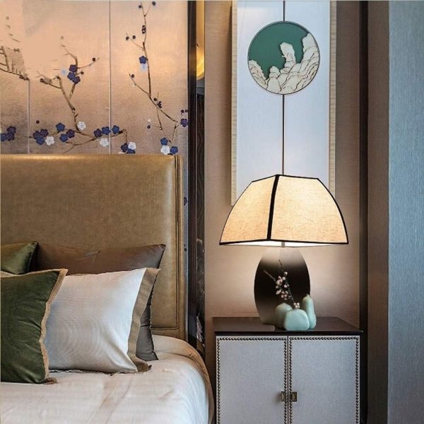 Classic Living Room Table Lamp Bedroom Bedside Lamp Lighting Retro Study table lamps for living room