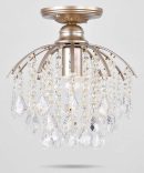 Modern Luxury Crystal Ceiling Pendant Chandeliers Light, American Industrial Edison E27 Kitchen Flush Mount Hanging Lights, Glass Fixture Decor,for Bedroom, Living Room, Dining Room