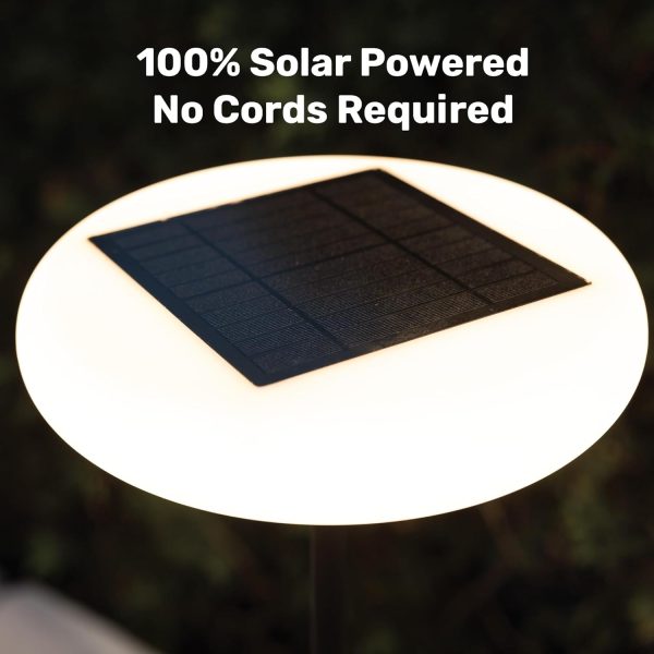 Outdoor 100% Solar Powered Floor Lamp | Ultra Bright Diffuse Light | Fully Weatherproof | for Patios, Decks, Outdoor Spaces | Owl (Light Only),Green
