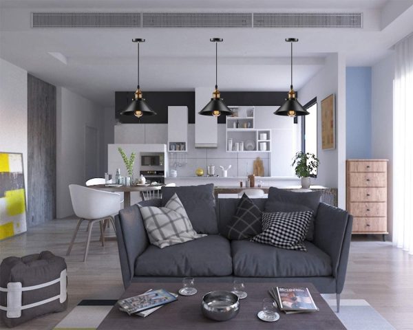 2-Lights Battery Operated Rustic Industrial Kitchen Island Pendant Light fixtures with Remote Control,Kitchen Island Chandelier with Rechargeable Bulbs.(with Bulbs+Remote Control+Charging Cable)