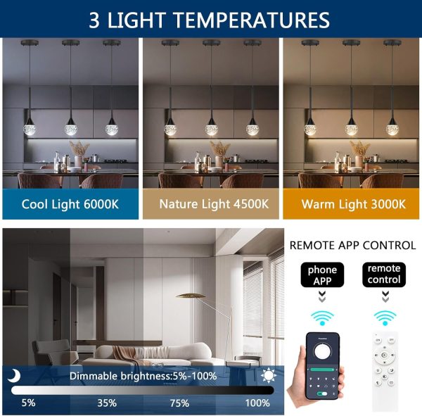 1-Light Crystal Pendant Light Fixtures for Kitchen Island Dimmable LED Ceiling Light Modern Kitchen Pendant Lighting Over Island Mini Pendant Lights for Kitchen Island Bedroom Dining Room Chandelier