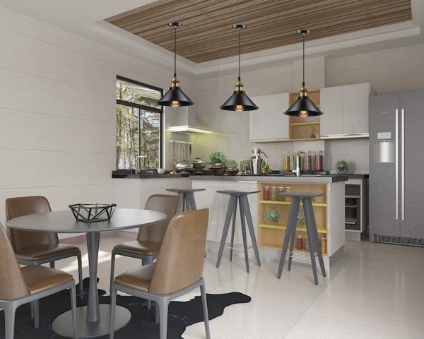 2-Lights Battery Operated Rustic Industrial Kitchen Island Pendant Light fixtures with Remote Control,Kitchen Island Chandelier with Rechargeable Bulbs.(with Bulbs+Remote Control+Charging Cable)