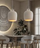 Nordic Pendant Lights for Kitchen Island 1 Light Pendant Lamp Ceiling Chandelier for Dining Room