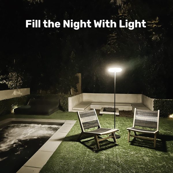 Outdoor 100% Solar Powered Floor Lamp | Ultra Bright Diffuse Light | Fully Weatherproof | for Patios, Decks, Outdoor Spaces | Owl (Light Only),Green