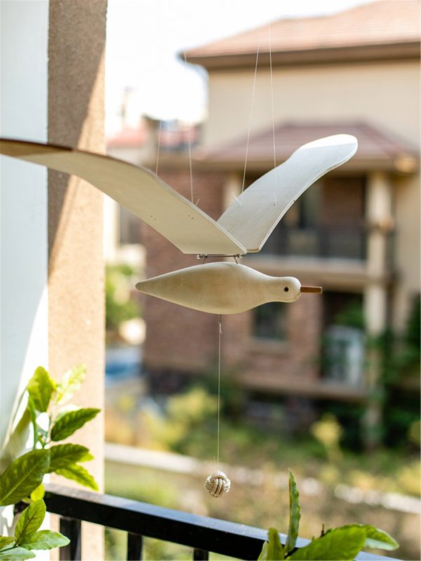 Handmade Wooden Gull