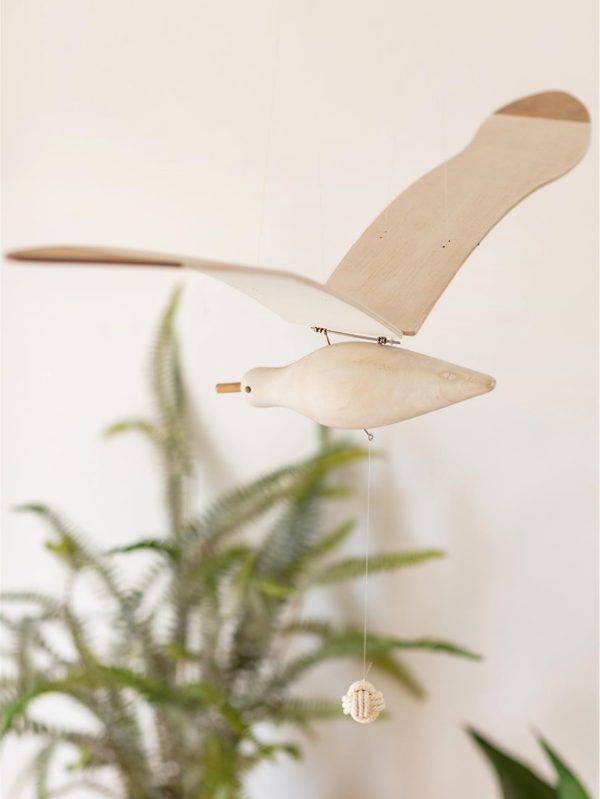 Handmade Wooden Gull