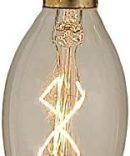 Lights C35 Clear Retro Vintage Filament Light Bulb, C7/E12 Candelabra Base, 40 Watt, 1 Pack