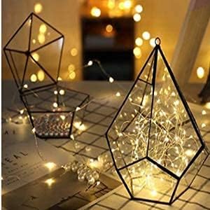 Mini Battery Powered String Lights, Battery Operated Fairy Lights for Bedroom, Christmas, Parties, Wedding, Indoor Outdoor, Decoration (5m/16ft) (Warm White)